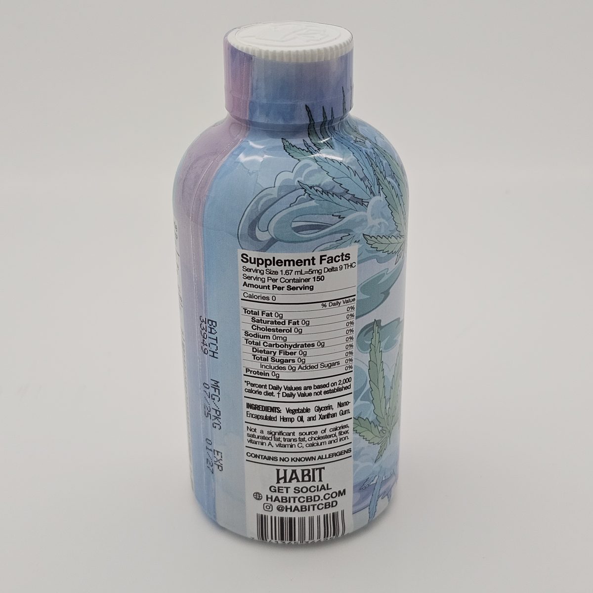 habit d9 syrup pure flavor sugar free option